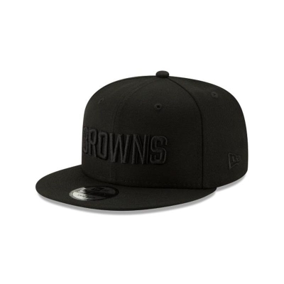 Sapca New Era Cleveland Browns NFL Basic Black On Black 9FIFTY Snapback - Negrii